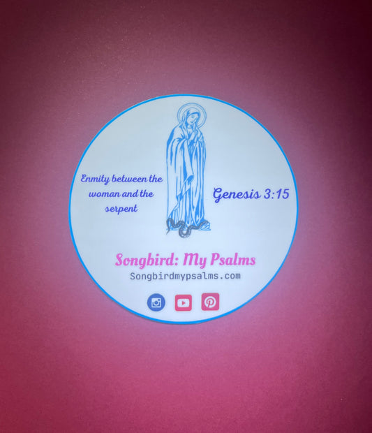 Enmity Between the Woman and the Serpent Decal